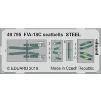 F/A-18C - Seatbelts STEEL [Kinetic] von Eduard