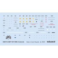 Messerschmitt Bf 109 K-4 - Stencils von Eduard