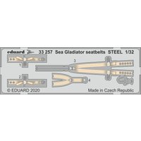 Sea Gladiator - Seatbelts STEEL [ICM] von Eduard