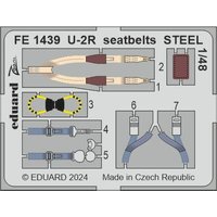 U-2R - Seatbelts - Steel [HobbyBoss] von Eduard