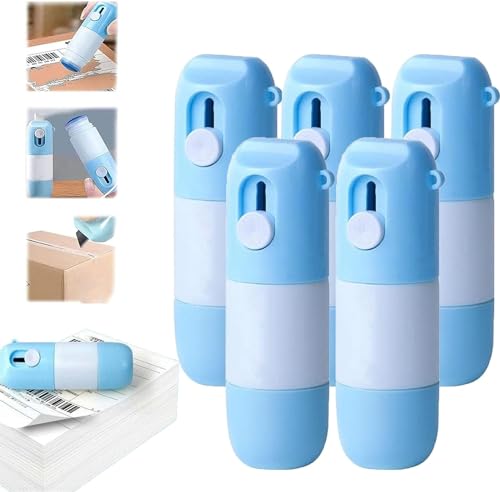 Eeiiey Thermo-Papier-Korrekturflüssigkeit mit Auspackmesser – Thermopapier-Datenschutzflüssigkeit, tragbare Informationen, Anti-Auslaufschutz, Korrekturflüssigkeit für Verpackungsetiketten, Rechnungen Eeiiey Thermo-Papier-Korrekturflüssigkeit mit Auspackmesser – Thermopapier-Datenschutzflüssigkeit, tragbare Informationen, Anti-Auslaufschutz, Korrekturflüssigkeit für Verpackungsetiketten, Rechnungen von Eeiiey