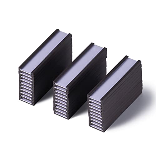 Eeoyu Magnetische Etikettenhalter mit Magneten, magnetische Datenkartenhalter mit durchsichtigen Kunststoffschutzfolien für Metallregal, Whiteboard, 30 Stück (0,5 x 3 Zoll) von Eeoyu