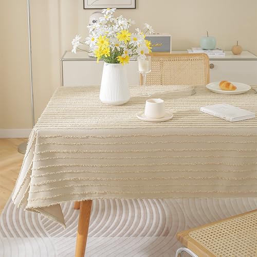 Eestfy Baumwolle Leinen Tischdecke Rechteck Wipe Clean Tischdecke Wasserdichter Rutschfester Tischabdeckungsschutz Für Küche Picknick Wohnzimmer & Esszimmer Design,Dsk,135x180cm Eestfy Baumwolle Leinen Tischdecke Rechteck Wipe Clean Tischdecke Wasserdichter Rutschfester Tischabdeckungsschutz Für Küche Picknick Wohnzimmer & Esszimmer Design,Dsk,135x180cm von Eestfy