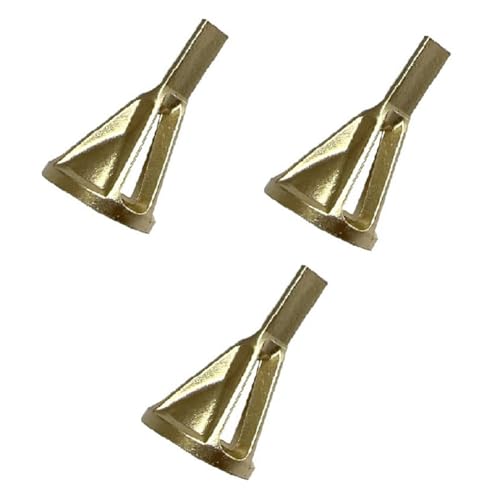 Eeuye 3-Teiliger Dreieckiger, Länge 18 mm, Außer für Fräser, Schrauben, Polierbohrer, Anfaswerkzeug, Geeigneter Durchmesser 6-19 mm, B von Eeuye