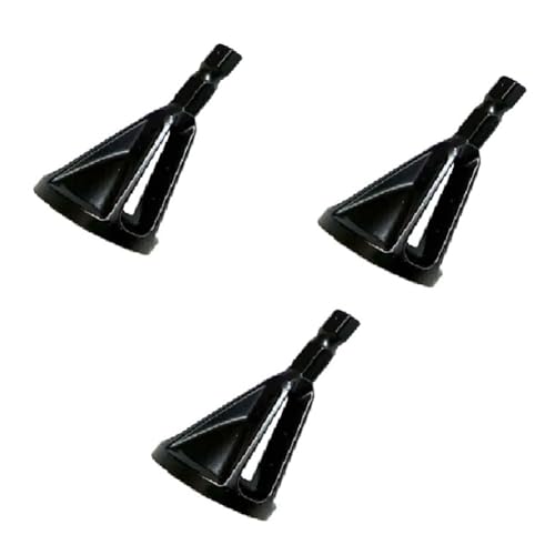 Eeuye 3-Teiliger Sechskantgriff, Länge 18 mm, Außer für Fräser, Schrauben, Polierbohrer, Anfaswerkzeug, Geeigneter Durchmesser 6-19 mm, B von Eeuye