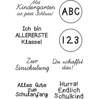 Clear Stamps "Einschulung" von Durchsichtig