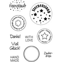 Clear Stamps "Zauberdrops" von Durchsichtig