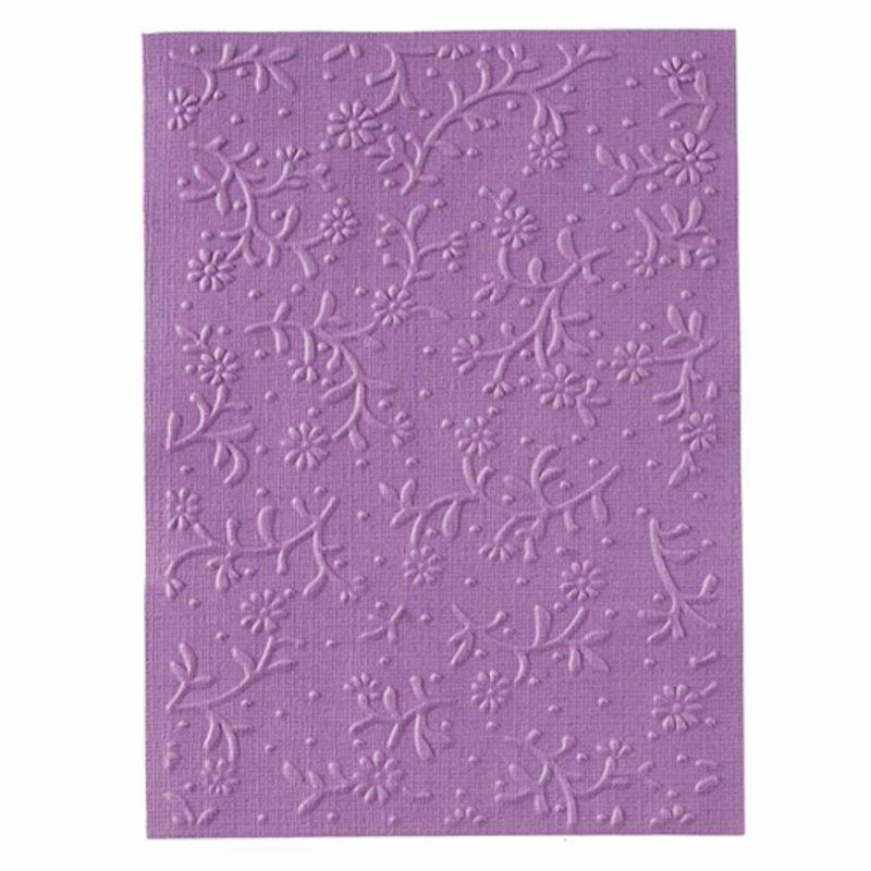 Embossing-Prägeschablone Blumenranke 10,6x15cm von Efco