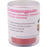 Einbrennpulver für Embossing, 10 g - Glitter-Rot Einbrennpulver für Embossing, 10 g - Glitter-Rot von Efco