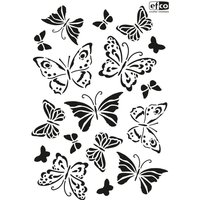 Schablone "Schmetterlinge" von Durchsichtig