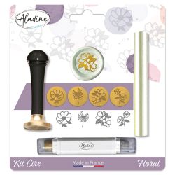 Siegelwachs Set floral von Efco