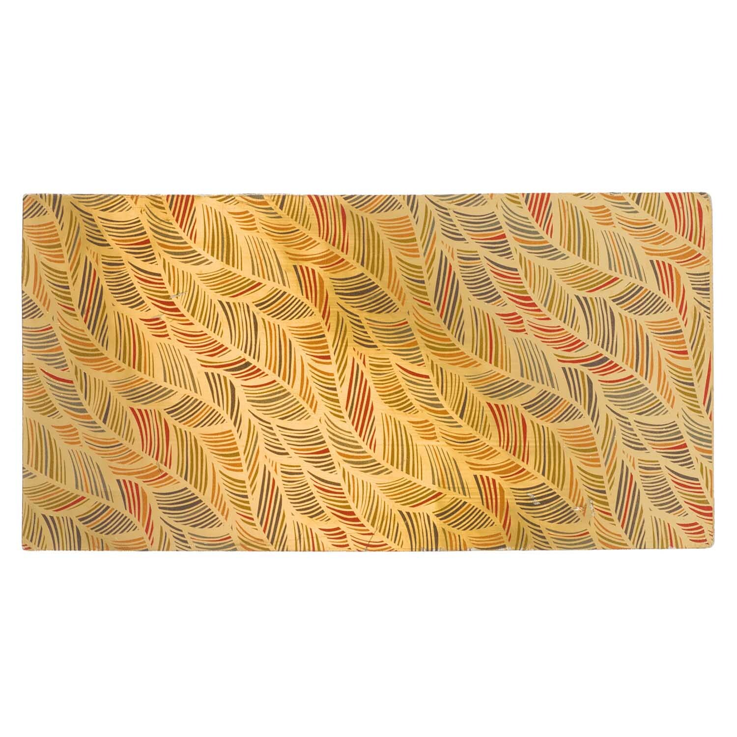 Wachsplatte Federn Gold von Efco