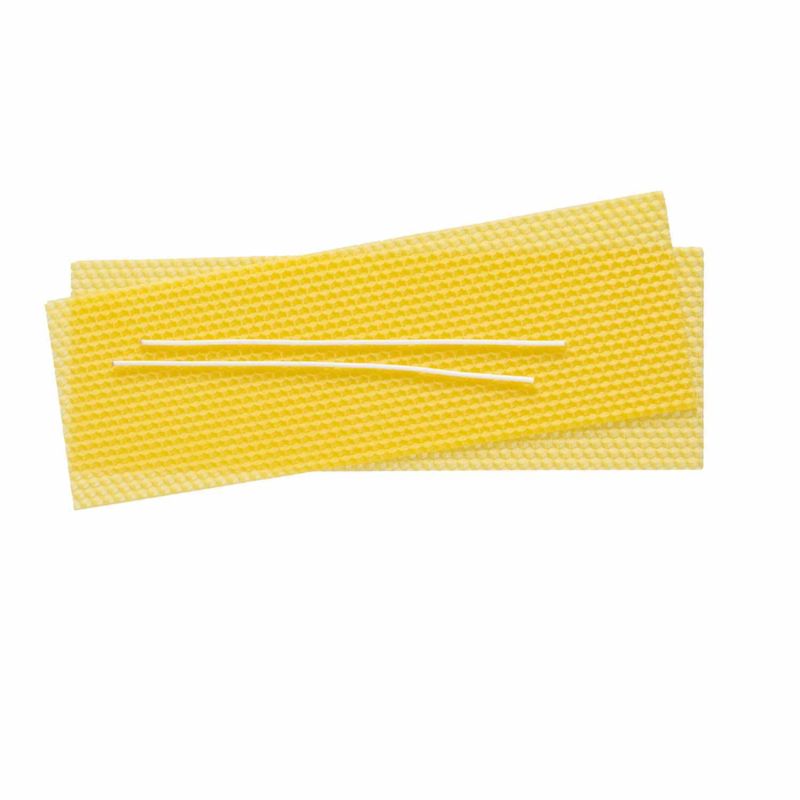 Bienenwachswaben 40x15cm mit Docht 2 Stück Bienenwachswaben 40x15cm mit Docht 2 Stück von Efco
