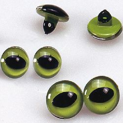 Katzenaugen grün 14mm Glas 2 Stück Katzenaugen grün 14mm Glas 2 Stück von Efco