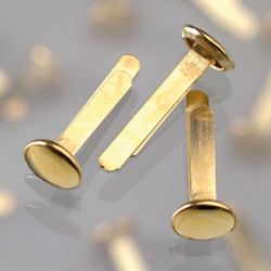 Musterbeutelklammern gold 17mm 20 Stück von Efco