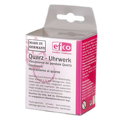 Quarzuhrwerk mit Zeiger 11,8-14mm Quarzuhrwerk mit Zeiger 11,8-14mm von Efco