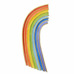 Wachsdekor Regenbogen mehrfarbig 11,5x3cm von Efco