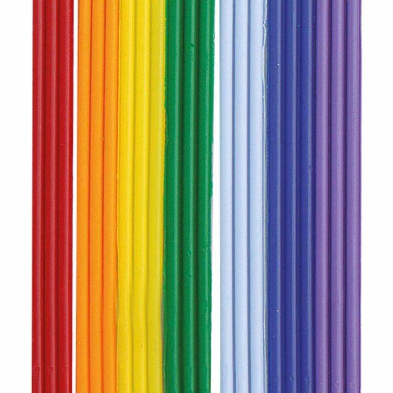Wachsstreifen Regenbogen 7 Farben von Efco