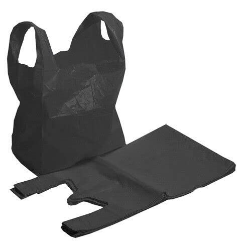 Efforias Große Kunststoff-Tragetaschen, 28,9 x 43,2 x 53,3 cm, robust, Westen-Stil, 75 Stück, Schwarz Efforias Große Kunststoff-Tragetaschen, 28,9 x 43,2 x 53,3 cm, robust, Westen-Stil, 75 Stück, Schwarz von Efforias
