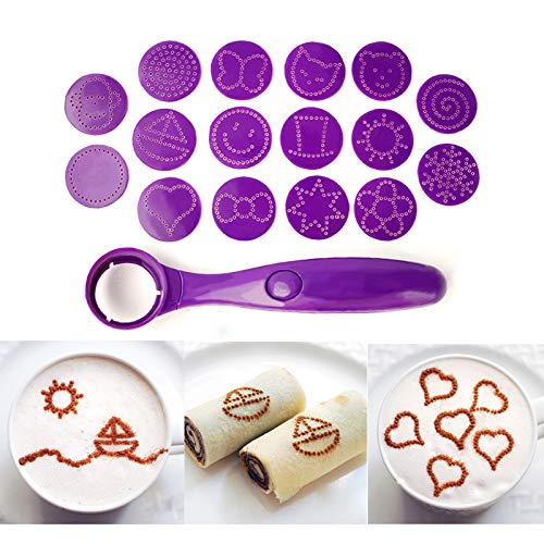 EgBert Neue Kaffeetähe Elektrische Latte Art Stencils Kaffee Magic Spice Löffel Carving Spoon Backgebäck Werkzeug Foods Piping Löffler Cake Mold Decor EgBert Neue Kaffeetähe Elektrische Latte Art Stencils Kaffee Magic Spice Löffel Carving Spoon Backgebäck Werkzeug Foods Piping Löffler Cake Mold Decor von EgBert