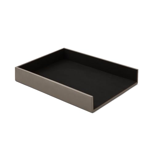 Eglooh - Minerva - Ablagefächer für Schreibtisch und Büro Leder Taupe Grau - Bürobedarf Briefablage Papierablage Ablagekorb für DIN A4 - cm 32 x 24,2 x H.5 - Made in Italy Eglooh - Minerva - Ablagefächer für Schreibtisch und Büro Leder Taupe Grau - Bürobedarf Briefablage Papierablage Ablagekorb für DIN A4 - cm 32 x 24,2 x H.5 - Made in Italy von Eglooh