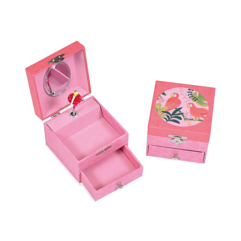 Egmont Toys - Spieluhr Parrot (11,5X10,5X8) In Pink von Egmont Toys