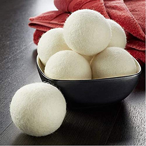 Egurs 10 Stück 7.5cm Weiß Filzkugeln Filzbälle Trocknerbälle -100% Woll Egurs 10 Stück 7.5cm Weiß Filzkugeln Filzbälle Trocknerbälle -100% Woll von Egurs