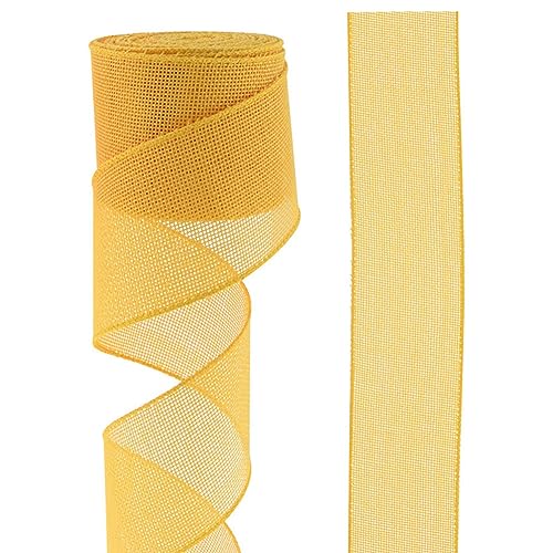 Egurs 10 Yard Juteband Bunt Sackleinen Band Vintage Geschenkband Breit Leinenband Schleife Band Dekoband für Geschenkver Packung DIY Handwerk Floristik Hochzeit Weihnachtsfeier Party Deko Gelb 4cm Egurs 10 Yard Juteband Bunt Sackleinen Band Vintage Geschenkband Breit Leinenband Schleife Band Dekoband für Geschenkver Packung DIY Handwerk Floristik Hochzeit Weihnachtsfeier Party Deko Gelb 4cm von Egurs
