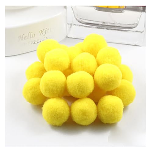 Egurs 100 Stück 3cm Pom poms Pompons zum Basteln Flauschige Bälle Hohe Elastische Kleine Pompons Plüsch Bälle 30mm Bunte Bommeln Bälle für DIY Kreative Handwerk Dekoration Gelb 100 Stück Egurs 100 Stück 3cm Pom poms Pompons zum Basteln Flauschige Bälle Hohe Elastische Kleine Pompons Plüsch Bälle 30mm Bunte Bommeln Bälle für DIY Kreative Handwerk Dekoration Gelb 100 Stück von Egurs