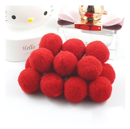 Egurs 100 Stück 3cm Pom poms Pompons zum Basteln Flauschige Bälle Hohe Elastische Kleine Pompons Plüsch Bälle 30mm Bunte Bommeln Bälle für DIY Kreative Handwerk Dekoration Rot Egurs 100 Stück 3cm Pom poms Pompons zum Basteln Flauschige Bälle Hohe Elastische Kleine Pompons Plüsch Bälle 30mm Bunte Bommeln Bälle für DIY Kreative Handwerk Dekoration Rot von Egurs