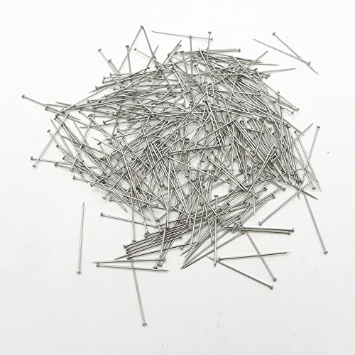 Egurs 100 Stück Kopfstifte 50mm Edelstahl Stecknadeln Silber mit Kopf für Schmuck Hertstellung,Nähen und Handwerk Egurs 100 Stück Kopfstifte 50mm Edelstahl Stecknadeln Silber mit Kopf für Schmuck Hertstellung,Nähen und Handwerk von Egurs