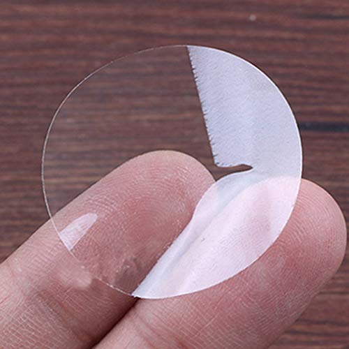Egurs 1000 Stück Transparent Runde Aufkleber Siegeletikette Blanko Etiketten, Stark Haftend 30mm Egurs 1000 Stück Transparent Runde Aufkleber Siegeletikette Blanko Etiketten, Stark Haftend 30mm von Egurs
