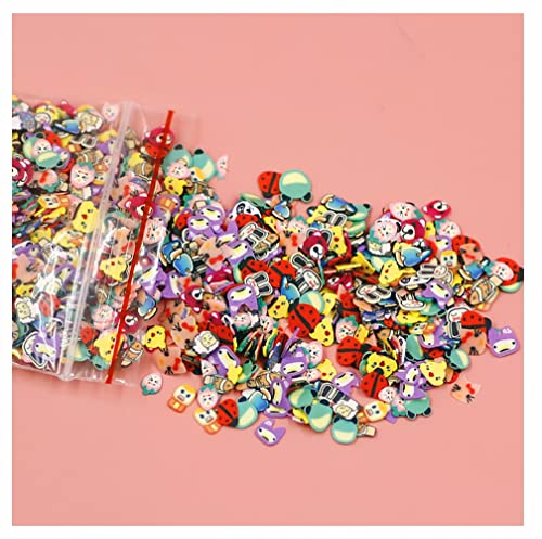 Egurs 1000 stücke 3D Nail Art Polymer Clay Scheiben Bunte Weiche Ton Perlen Nägel Aufkleber Nail Art Dekoration Kunsthandwerk Tier Egurs 1000 stücke 3D Nail Art Polymer Clay Scheiben Bunte Weiche Ton Perlen Nägel Aufkleber Nail Art Dekoration Kunsthandwerk Tier von Egurs