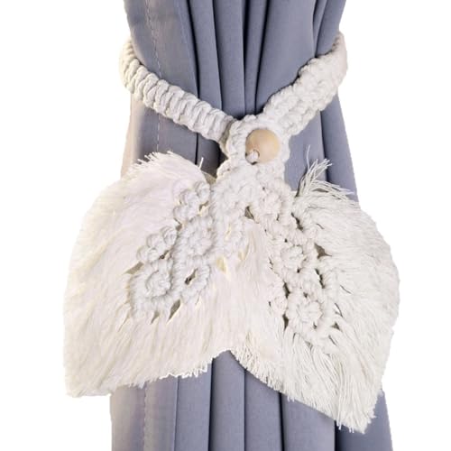 Egurs 2 Stück Vorhänge Raffhalter Baumwolle Vorhanghalter Boho Gardinenhalter Blätter Gardine Holdbacks Makramee Gardinenklammern Vorhangclips für Büro Haus Zimmer Fenster Vorhang Deko Beige1# Egurs 2 Stück Vorhänge Raffhalter Baumwolle Vorhanghalter Boho Gardinenhalter Blätter Gardine Holdbacks Makramee Gardinenklammern Vorhangclips für Büro Haus Zimmer Fenster Vorhang Deko Beige1# von Egurs