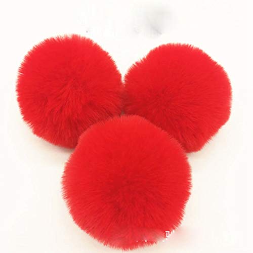 Egurs 30 stück 8cm Pompons Bunte groß Pom Pom bälle Flauschigen Plüsch Bälle rot Egurs 30 stück 8cm Pompons Bunte groß Pom Pom bälle Flauschigen Plüsch Bälle rot von Egurs