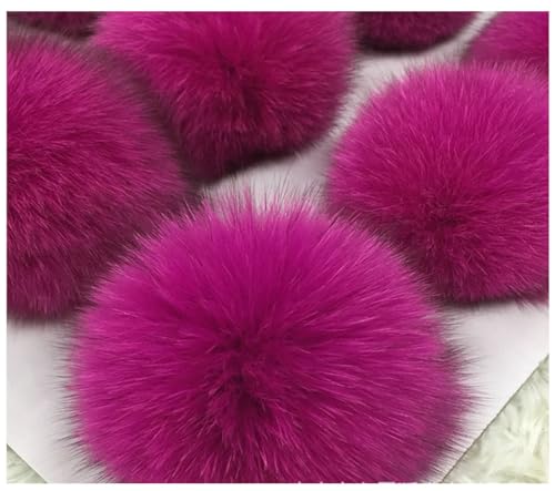 Egurs 5 Stücke Kunstfell Bommel Pompon Fellbommel Fuchspelz Flauschige Pompons Ball DIY Bunte Bommeln bälle für Mützen Tasche Schals Schlüsselanhänger Dekoration Zubehör,9cm Rose Frucht Rot 5 Stück Egurs 5 Stücke Kunstfell Bommel Pompon Fellbommel Fuchspelz Flauschige Pompons Ball DIY Bunte Bommeln bälle für Mützen Tasche Schals Schlüsselanhänger Dekoration Zubehör,9cm Rose Frucht Rot 5 Stück von Egurs