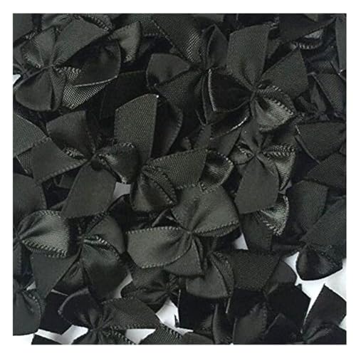 Egurs 50 Stück Mini Satinband Schleifen zum Basteln 2cm Satinschleifen Klein Satin Band Bowknot Minischleifen Streudeko für DIY Nähen Basteln Haar Bogen Hochzeit Party Deko Schwarz Egurs 50 Stück Mini Satinband Schleifen zum Basteln 2cm Satinschleifen Klein Satin Band Bowknot Minischleifen Streudeko für DIY Nähen Basteln Haar Bogen Hochzeit Party Deko Schwarz von Egurs