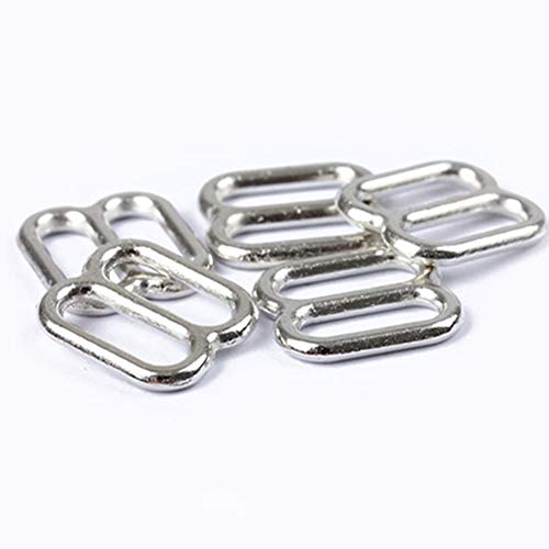 Egurs 50 stück Metall Schnalle BH Bikini Verschluss Bikini-Verschlüsse Dessous Einsteller Schnallen Silber 1# 25mm Egurs 50 stück Metall Schnalle BH Bikini Verschluss Bikini-Verschlüsse Dessous Einsteller Schnallen Silber 1# 25mm von Egurs