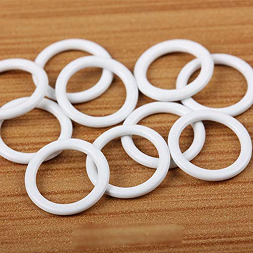 Egurs 50 stück Metall Schnalle BH Bikini Verschluss Bikini-Verschlüsse Dessous Einsteller Schnallen Weiß 2# 15mm Egurs 50 stück Metall Schnalle BH Bikini Verschluss Bikini-Verschlüsse Dessous Einsteller Schnallen Weiß 2# 15mm von Egurs