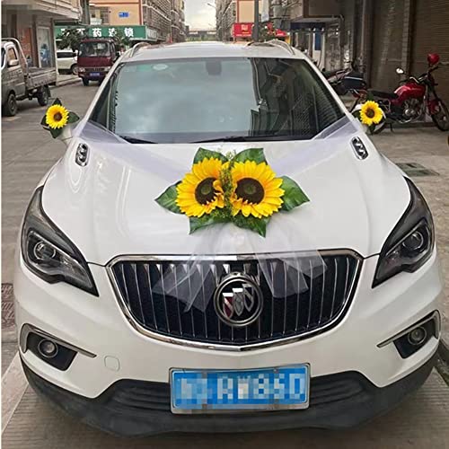 Egurs Autoschmuck Braut Paar Rose Deko Dekoration Auto Schmuck Hochzeit Car Wedding Girlande Hochzeitsdeko Auto Blumenschmuck Hochzeitsschmuck Hochzeitsauto Deko für Hochzeit Party Sonnenblume Egurs Autoschmuck Braut Paar Rose Deko Dekoration Auto Schmuck Hochzeit Car Wedding Girlande Hochzeitsdeko Auto Blumenschmuck Hochzeitsschmuck Hochzeitsauto Deko für Hochzeit Party Sonnenblume von Egurs