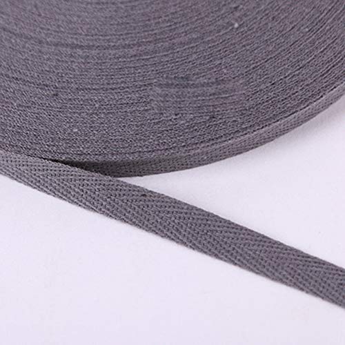 Egurs Baumwollband 50 Yard 20mm Köperband Twillband Schrägband aus 100% Baumwolle mit Fischgrätenmuster Nahtband zum Nähen Dekoband Nähenband für DIY Handwerk Kleidung Taschen Schuh Hut grau Egurs Baumwollband 50 Yard 20mm Köperband Twillband Schrägband aus 100% Baumwolle mit Fischgrätenmuster Nahtband zum Nähen Dekoband Nähenband für DIY Handwerk Kleidung Taschen Schuh Hut grau von Egurs