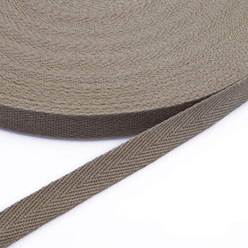 Egurs Bunt Gurtband aus Baumwolle 45m x 10mm Weich Gewebt Twill-Band Baumwollband Baumwollkordel Schrägband Köperband Twillband Fischgräten-Bänder zum Nähen Dekoband Nähenband Dunkelgrau Egurs Bunt Gurtband aus Baumwolle 45m x 10mm Weich Gewebt Twill-Band Baumwollband Baumwollkordel Schrägband Köperband Twillband Fischgräten-Bänder zum Nähen Dekoband Nähenband Dunkelgrau von Egurs