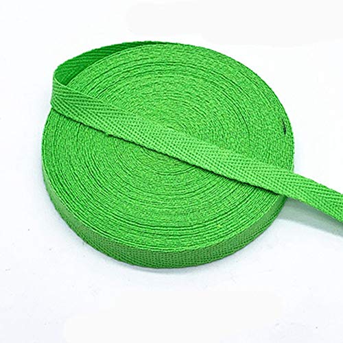 Egurs Bunt Gurtband aus Baumwolle 45m x 10mm Weich Gewebt Twill-Band Baumwollband Baumwollkordel Schrägband Köperband Twillband Fischgräten-Bänder zum Nähen Dekoband Nähenband Grasgrün Egurs Bunt Gurtband aus Baumwolle 45m x 10mm Weich Gewebt Twill-Band Baumwollband Baumwollkordel Schrägband Köperband Twillband Fischgräten-Bänder zum Nähen Dekoband Nähenband Grasgrün von Egurs