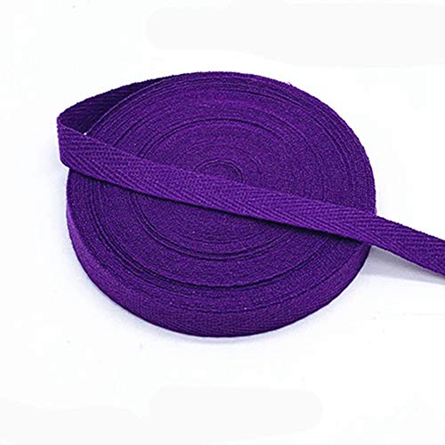 Egurs Bunt Gurtband aus Baumwolle 45m x 10mm Weich Gewebt Twill-Band Baumwollband Baumwollkordel Schrägband Köperband Twillband Fischgräten-Bänder zum Nähen Dekoband Nähenband Lila Egurs Bunt Gurtband aus Baumwolle 45m x 10mm Weich Gewebt Twill-Band Baumwollband Baumwollkordel Schrägband Köperband Twillband Fischgräten-Bänder zum Nähen Dekoband Nähenband Lila von Egurs