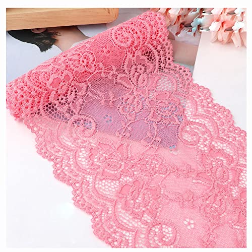 Egurs Elastisch Spitzenband 15cm x 2m Vintage Spitzenbordüre Spitzenborte Zierband Dekoband Stretch Spitze Blume Borte und Bänder zum Nähen Kleidung Zubehör Rosa1# Egurs Elastisch Spitzenband 15cm x 2m Vintage Spitzenbordüre Spitzenborte Zierband Dekoband Stretch Spitze Blume Borte und Bänder zum Nähen Kleidung Zubehör Rosa1# von Egurs