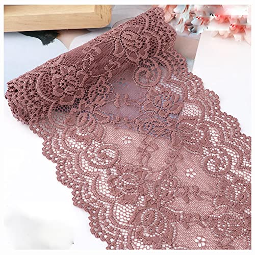 Egurs Elastisch Spitzenband 15cm x 2m Vintage Spitzenbordüre Spitzenborte Zierband Dekoband Stretch Spitze Blume Borte und Bänder zum Nähen Kleidung Zubehör Rosa1# Egurs Elastisch Spitzenband 15cm x 2m Vintage Spitzenbordüre Spitzenborte Zierband Dekoband Stretch Spitze Blume Borte und Bänder zum Nähen Kleidung Zubehör Rosa1# von Egurs