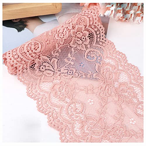 Egurs Elastisch Spitzenband 15cm x 2m Vintage Spitzenbordüre Spitzenborte Zierband Dekoband Stretch Spitze Blume Borte und Bänder zum Nähen Kleidung Zubehör Rosa2# Egurs Elastisch Spitzenband 15cm x 2m Vintage Spitzenbordüre Spitzenborte Zierband Dekoband Stretch Spitze Blume Borte und Bänder zum Nähen Kleidung Zubehör Rosa2# von Egurs