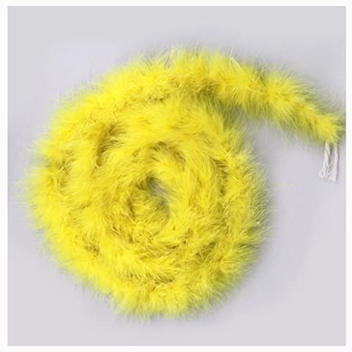 Egurs Federboa 200cm Flauschige Girlande Feder-Girlande für Nähen Kunsthandwerk Dekoration Handgefertigte Party Girlande Dekoration Kostüm-Zubehör Gelb Egurs Federboa 200cm Flauschige Girlande Feder-Girlande für Nähen Kunsthandwerk Dekoration Handgefertigte Party Girlande Dekoration Kostüm-Zubehör Gelb von Egurs