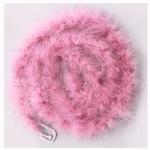 Egurs Federboa 200cm Flauschige Girlande Feder-Girlande für Nähen Kunsthandwerk Dekoration Handgefertigte Party Girlande Dekoration Kostüm-Zubehör Rosa 1# Egurs Federboa 200cm Flauschige Girlande Feder-Girlande für Nähen Kunsthandwerk Dekoration Handgefertigte Party Girlande Dekoration Kostüm-Zubehör Rosa 1# von Egurs