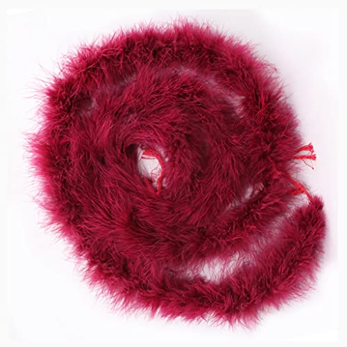 Egurs Federboa 200cm Flauschige Girlande Feder-Girlande für Nähen Kunsthandwerk Dekoration Handgefertigte Party Girlande Dekoration Kostüm-Zubehör Rotwein Egurs Federboa 200cm Flauschige Girlande Feder-Girlande für Nähen Kunsthandwerk Dekoration Handgefertigte Party Girlande Dekoration Kostüm-Zubehör Rotwein von Egurs